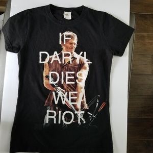 Kid's Short Sleeve Walking Dead T-Shirt Size L